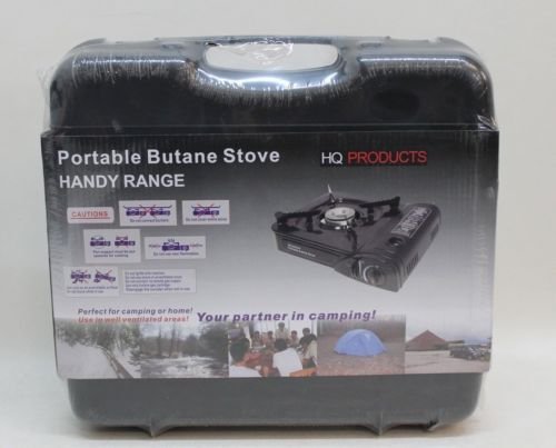 Deluxe Dual Function Portable Butane Stove (Black)