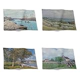 ♻️​​Matériaux Premium​​ : Lin ​​280GSM​​ doux comme un nuage sur peau sensible – ​​0 toxine, 0 BPA/PVC​​ certifié. Idéal pour familles sensibles et repas animés (même en cas de mordillement accidentel !)