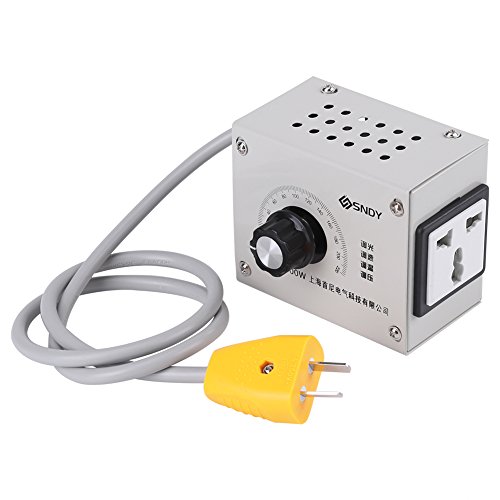 可変電圧コントローラ 電子ボルトレギュレータ USプラグ4000W AC 220V制御ファン速度用 モータツール