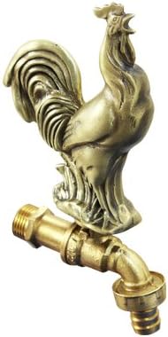 Solid Brass Garden Water Faucet Tap Exclusive Design Rooster