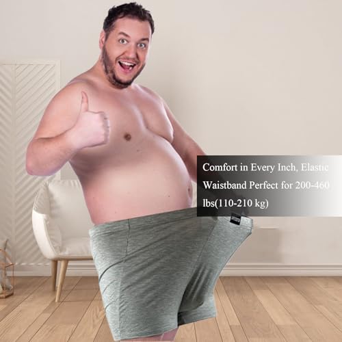 Mens Big and Tall Underwear Boxer Briefs, Soft Breathable Modal Underwear for Big Men 3-Pack, 5XL-8XL, 310-460 lbs2