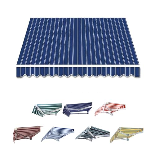 Toile auvent rétractable balcon polyester imperméable 250x150 - 2