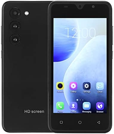 Cuifati 5.0in Mini Smartphone Unlocked 3G Network Cell Phone for Android 8.0, 2GB RAM 16GB ROM Dual SIM Phone with WiFi BT FM GPS, LCD 2K Screen (Black)