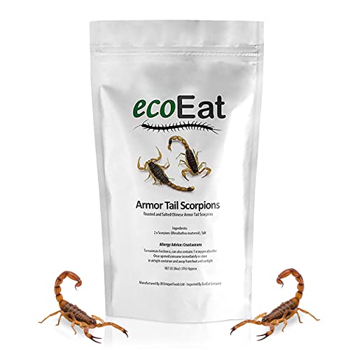 Edible Armor Tail Scorpions by ecoEat - Edible Insects Bugs Snack Gift