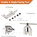 25 ft 3/16 Copper Coated Brake Line Repair Kit (Includes 16 Fittings) + Double & Single Brake Line Flaring Tool Kit + 180 Degree 3 IN 1 Tubing Bender + 2 Tube Cutters