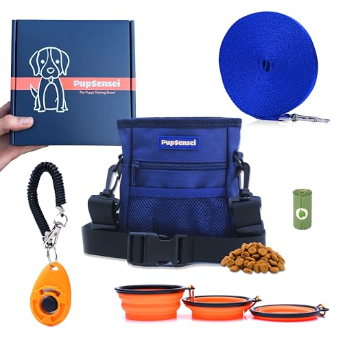 Puppy-Essentials-Dog-Training-Kit-Dog-Treat-Pouch-30-Foot-Leash-for-Dogs-Dog-Clicker-for-Training-Collapsible-Dog-Water-Bowl-Dog-Poop-Bag - Cucciolini Doodles   Puppy-Essentials-Dog-Training-Kit-Dog-Treat-Pouch-30-Foot-Leash-for-Dogs-Dog-Clicker-for-Training-Collapsible-Dog-Water-Bowl-Dog-Poop-Bag