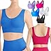 Plus Size Sports Bras for Women Anti-Sagging High Impact Bra Comfort Wireless Athletic Underwear for All-Day Wear Multicolor