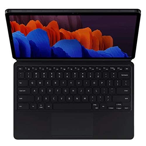 Samsung Galaxy Tab S7+ Official Keyboard Case - Lightweight Black Polycarbonate Cover (Ef-Dt970Ubegww) #TOP4