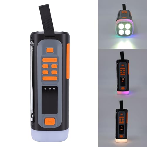 Radio de Emergencia Bewinner con batería recargable y energía solar miniatura 2