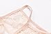 YIANNA Women High Neck Unpadded Skin Lace Halter Bralette Breathable Bra Top Sheer Bustier, YA8329-Skin-M