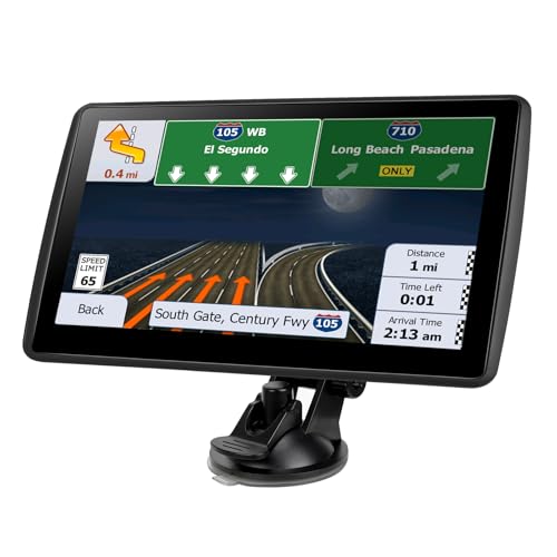 7 Inch GPS Navigation for Car, 2025 Maps with Free Lifetime Update, Voice Turn-by-Turn Directions,