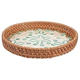 Fabrication artisanale : chaque plateau rustique en rotin est fabriqué à la main avec soin, ce qui rend chaque plateau à fruits unique et parfait pour ceux qui apprécient l'art dans leur décoration intérieure