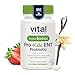 PRO-Kids ENT: Children's Oral Probiotics (Chewable & Sugar Free)—Uniquely Formulated to Support Your Child's Oral, Ear, Nose, and Throat Health (Strawberry Vanilla)—45 Chewable Probiotic Tablets.