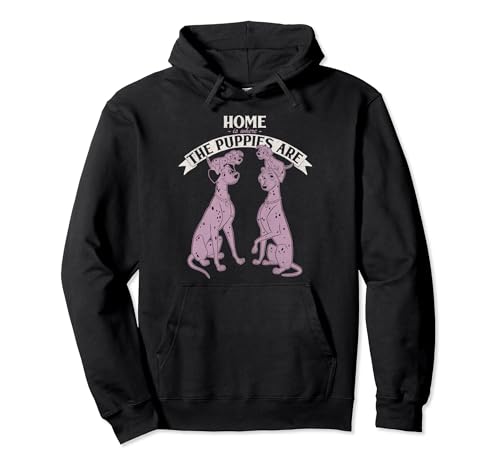 Pullover Hoodie Disney 101 Dalmatians vêtement molletonné imprimé chiots