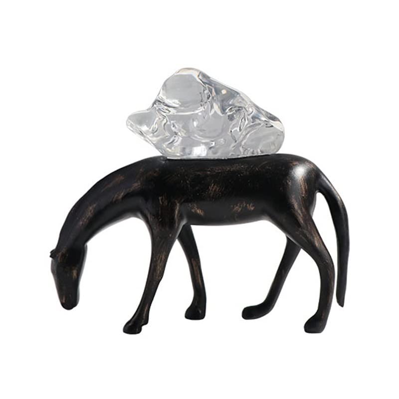Ornement de bureau cheval médiéval TUSUOD de qualité artistique