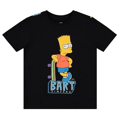 Image of The Simpsons Boy's Bart T-Shirt and Shorts Bundle Clothing Set- Little and Big Boys Bart Simpson Sizes 4-20