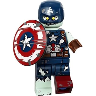 Captain America Super Eroi Lego LEGO Marvel Zombie Captain America