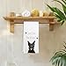 dvhdajed Funny Scottish Terrier Gifts Kitchen Towels,Scottish Terrier Gifts for Women Men Kids,Dogs Lover Dish Tea Towels,Funny Dog Kitchens Bathroom Decor,Dog Puppy Decor Hand Dish Tea Towel, 16x24