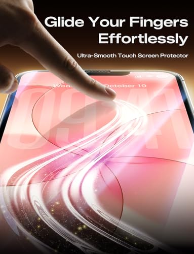 MAGIC JOHN 2PACK 3rd Gen for iPhone 17e/16e Screen Protector, One-Pull Easy Install, HD Clear, Smooth Touch, Auto-Align Screen, 9H Glass — view 3