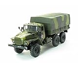 MILITÄRISCH REERSTELLENUNG DER MILITÄRISCHEN TANK: 240pcs Kunststoffteil erfordert handgemachte DIY Wiederherstellung 1/35 Skala russisches Ural-4320 LASTwagenmodell, das Paket enthält Formteile, Montagewerkzeug, Farben, Beschichtungen, Aufkleber usw. Nachdem das Modell abgeschlossen ist, beträgt die Größe ca. 8,3 Zoll x 3,1 Zoll, dies ist eine großartige Möglichkeit, um Unterhaltung freizugeben.