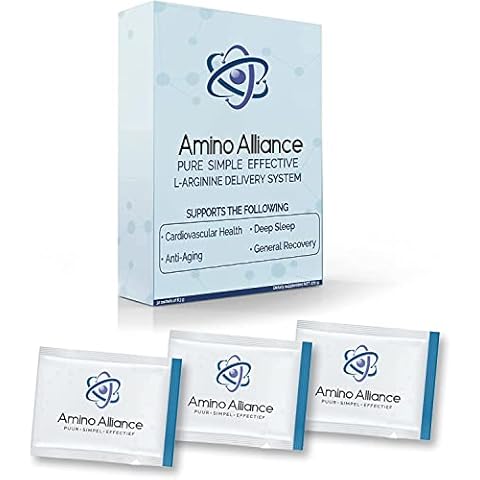 Amino Alliance Aminosäuren Pulver 32 Taschen | Vegan EAAS Pulver Ohne Zucker | Aminosäuren Komplex Hochdosiert | Multi Amino EAA | Glutamin Pulver | L-Glutamin L-Arginin L-Glutamin L-Lysin Palatinose Cover