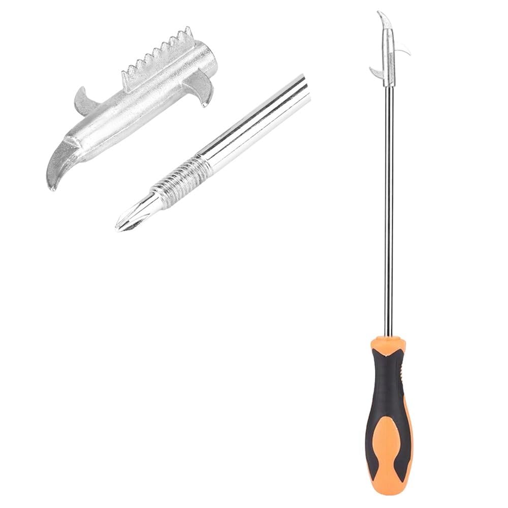 Hidak Car Tire Cleaning Tool | Stone Removal Hook | Stone Remover from Tyre Ideal for Car Bike | Motorbike Tyres Groove with Strong Rubber Gip Handle-image-11