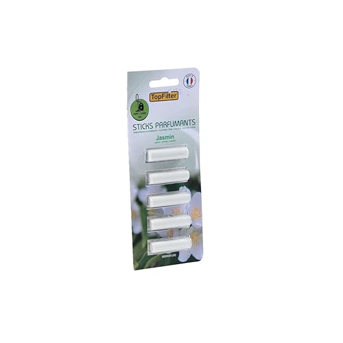Top Filter 0820550, Sticks parfumants pour aspirateur Senteur Jasmin, Blanc