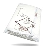 PAMPOLS 300 Bolsas Biodegradables y Compostables Transparentes | Ideales Para Almacenar Productos a Granel como Frutos Secos, Dulces etc. | Medidas 30x40 cm con Espesor de 50 galgas