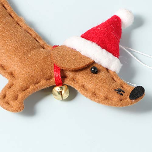 4Pcs Christmas Dachshund Decor Dachshund Dog Christmas Tree Hanging Ornaments Dog Christmas Ornaments Christmas Dachshund Dog Ornament Dachshund Gifts Christmas Party Decorations #TOP4