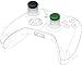 Produktbild snakebyte Xbox One CONTROL:CAPS (2x schwarz & 2x grün) - 4er Pack - Analogstick Aufsätze