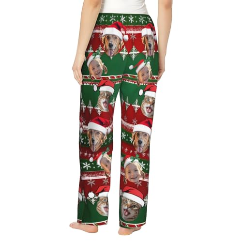 Women's Pajama Pants Christmas Trees Sleep Bottoms, Soft Comfy Pajama Lounge Pants with Pockets4