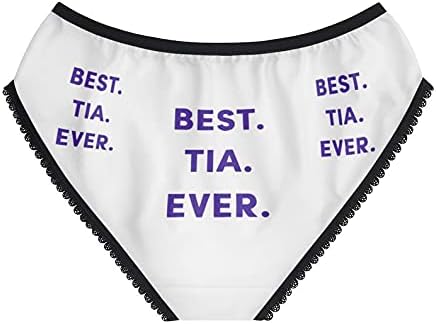 SpreadPassion Best Tia Ever Panties, Best Tia Ever Underwear, Briefs, Cotton Briefs, Funny Underwear, Panties For Women