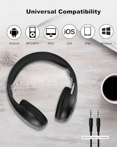 Zoofeed HANW-5627-JKHG Portable Personal Fm Radio Headphones With Best Reception, Walkman Wireless Headset Fm Radio Ear Muffs thumb #6