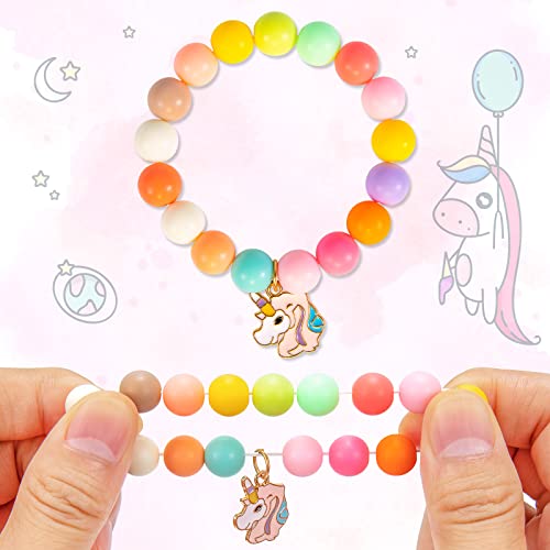 Hifot 6 Pezzi Unicorno Braccialetti Bambini