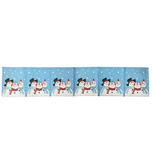 Trenton Gifts Holiday Winter Snowman Window Valance | Frosty & Friends #TOP1
