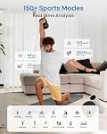 Smart Bracelet, Health Fitness & Activity Tracker with All-Day Continuous Heart Rate/Blood Pressure Monitor, Sleep Tracker, 170+ Sport Modes, 60 Day Battery & Free App, IP68 Smart Band for Android IOS
