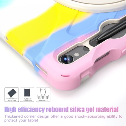 Protection Galaxy Tab S10 FE 11.9 multi-usage antichoc rose 2025 - 6