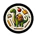 Back To School Brachiosaurus Dinosaur Boy Girls Student Dino PopSockets Adhesive PopGrip