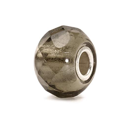 Cuentas de cristal gris abalorios de vidrio para pulseras intercambiables moda mujer