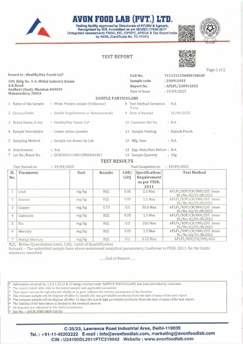 Image of HealthyHey Sports ISO Whey Protein - ISOReal (Sourced From Germany) - 90% Protein with Digestive Enzymes - (Unflavoured - 1 kg)
