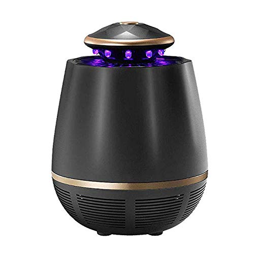 XUEGM-Light Mosquito Killer Lamp, Non Toxic Mosquito Killer without Radiation USB Powered UV Led Insect Killer Pure Physical Mosquito Repellent,Black