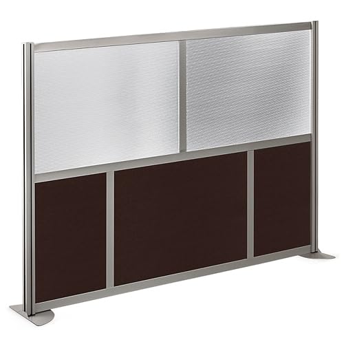 NBF-Office-Partitions-Cubicle-Privacy-Panel-Wall-Divider-Modern-Room-Separator-with-Quick-Assembly-Indoor-Laminate-Free-Standing-Portable-Room-Divider-Panel-52-H-x-73-W-Espresso NBF Office Partitions Cubicle Privacy Panel Wall Divider Modern Room Separator with Quick Assembly Indoor Laminate Free Standing Portable Room Divider Panel 52 H x 73 W Espresso