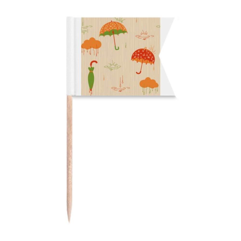 Nuages de pluie goutte-à-goutte décoration gâteau et fromage