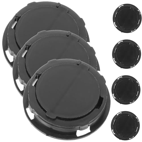 MAGICLULU 20pcs Piggy Bank Bottom Cover Piggy Bank Jar Replacement Parts Plug Cash Jar Small Savings Jar Piggy Bank Accessory Piggy Bank Stopper Twist Piggy Banks Covers Black