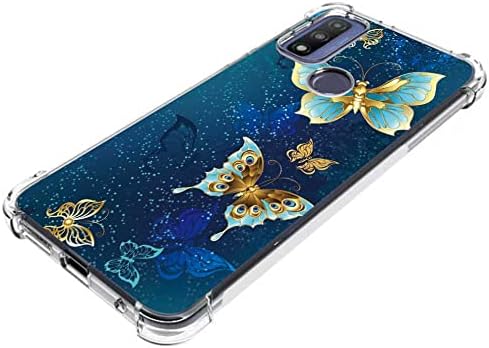 for Moto G Pure Case, Slim Flexible TPU for Girls Women Airbag Bumper Shock Absorption Rubber Soft Silicone Case Cover for Motorola Moto G Pure (Butterfly) thumbnail