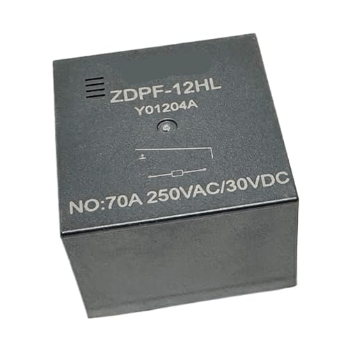Relé de 4 pines ZDPF-12HL 12V evita sobrecalentamiento eléctrico coche