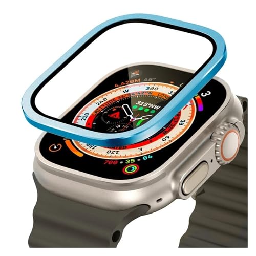 Boîtier série Ultra 49 mm : cadre en métal titane et verre de protection