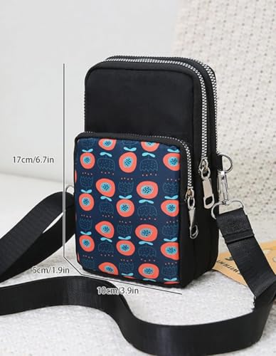 Image of Crossbody Mobile Sling Bag for Women |Stylish Phone Pouch with Detachable Strap & Adjustable Keychain|Mobile Purse|Versatile Mobile Pouch for Women