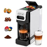 4-in-1 Capsule Coffee Machine with Capsule Storage, 2026 NEW Compatible with Nespresso Original, Dolce Gusto, A Modo Mio Capsules & Ground Coffee, Multi-Pod Coffee Maker (ST-550)