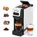4-in-1 Capsule Coffee Machine with Capsule Storage, 2026 NEW Compatible with Nespresso Original, Dolce Gusto, A Modo Mio Capsules & Ground Coffee, Multi-Pod Coffee Maker (ST-550)